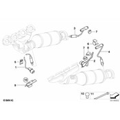 BMW Oxygen Sensor - Genuine BMW 11787540166