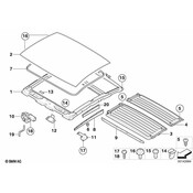 BMW Sunroof Frame Bracket - Genuine BMW 54107203788