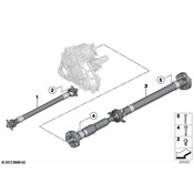 BMW Drive Shaft - Genuine BMW 26108676281
