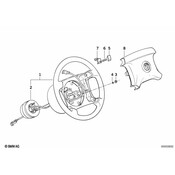 BMW Locking Mechanism (White) - Genuine BMW 32341161875
