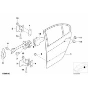 BMW Door Hinge - Genuine BMW 41528240086