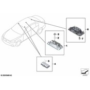 BMW Interior Light Adjustable (Black) - Genuine BMW 63319321576