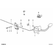 BMW Engine Hood Mechanism - Genuine BMW 51231920731