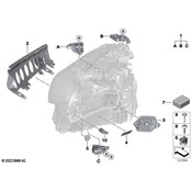 BMW Headlight Bulb Cap - Genuine BMW 63119851057