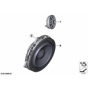BMW Mid-Range Speaker High End - Genuine BMW 65139224871
