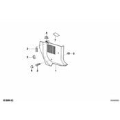 BMW Clip - Genuine BMW 51438201048