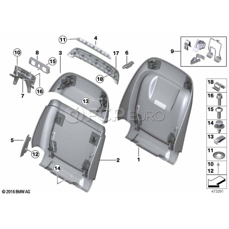 BMW Courtesy Light - Genuine BMW 52109290476 | FCP Euro