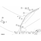 BMW Right Deflection Plate Its - Genuine BMW 51168238816