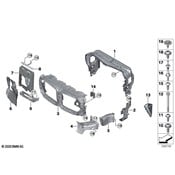 BMW Radiator Support Air Duct - Genuine BMW 51137462659