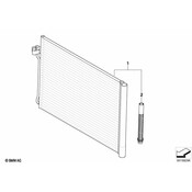 BMW A/C Condenser - Genuine BMW 64509239992