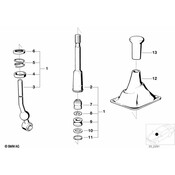 BMW Shift Lever - Genuine BMW 25111220255