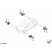 BMW Parking Aid Sensor - Genuine BMW 66207927945