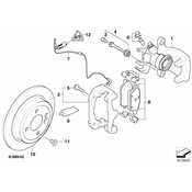 MINI Disc Brake Caliper - Genuine MINI 34216784646