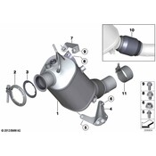 BMW Exhaust Bracket - Genuine BMW 18208515755