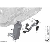 BMW Transmission Oil Cooler - Genuine BMW 17218570062