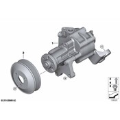 BMW Power Steering Pump Pulley (X6) - Genuine BMW 32427546539