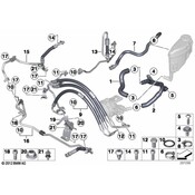 BMW Power Steering Reservoir Line Hose - Genuine BMW 32416799881