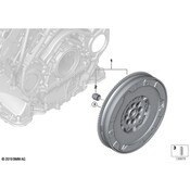 BMW Clutch Flywheel - Genuine BMW 21207562945