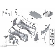 BMW Upper Sound Insulating Dash Panel - Genuine BMW 51487221965