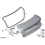 BMW Deck Lid Seal - Genuine BMW 51767224108