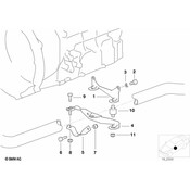 BMW Exhaust Bracket - Genuine BMW 18301432596