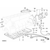 BMW Oil Deflector - Genuine BMW 11137502668