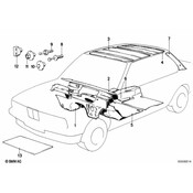 BMW Sound Insulating Dash Panel Inner Room - Genuine BMW 51481906393