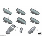 BMW Set Of Covers Mirror Baseplate - Genuine BMW 51169323541