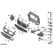 BMW Radiator Support Air Deflector - Genuine BMW 51745A1E916