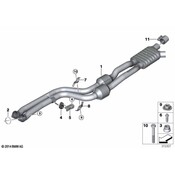 BMW Catalytic Converter - Genuine BMW 18308094373