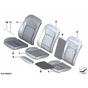 BMW Seat Cushion Foam - Genuine BMW 52107310126