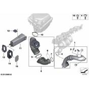 BMW Unfiltered Air Snorkel - Genuine BMW 13717646769