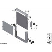 BMW Module Carrier - Genuine BMW 17118570841