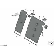 BMW Seat Belt Switch - Genuine BMW 52207499168