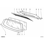 BMW Corner Moulding Right - Genuine BMW 51311820660
