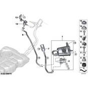 BMW Vapor Canister Vent Solenoid - Genuine BMW 16137441831