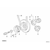 BMW Accessory Drive Belt - Genuine BMW 11232241172