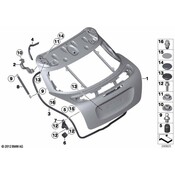 Mini Deck Lid Stop Buffer - Genuine Mini 51242759036