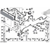 BMW Holder Radiator - Genuine BMW 17117631479