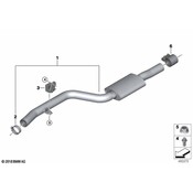 BMW Catalytic Converter - Genuine BMW 18307935428