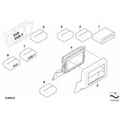 BMW Retrofit Kit Monitors Dvd Advanced - Genuine BMW 65120419067