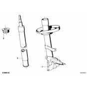 BMW Shock Absorber-Insert (Boge) - Genuine BMW 31321112018