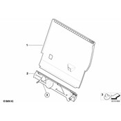 BMW Seat Trim Panel - Genuine BMW 52209120260