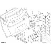 MINI Fastening Bracket Bowden Cable - Genuine MINI 41127118157