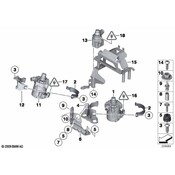 BMW Holder Electric Coolant Pump - Genuine BMW 17117589479