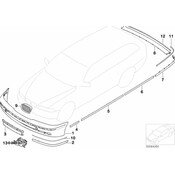 BMW Covering Right (Chrom) - Genuine BMW 51127005940