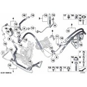 BMW Power Steering Return Hose - Genuine BMW 32416789456