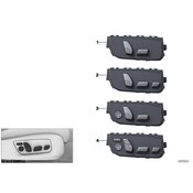 BMW Seat Switch Panel - Genuine BMW 61319460182