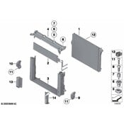 BMW Cover Module Carrier - Genuine BMW 17117573265