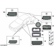 BMW Light Rear Lid - Genuine BMW 63319185401